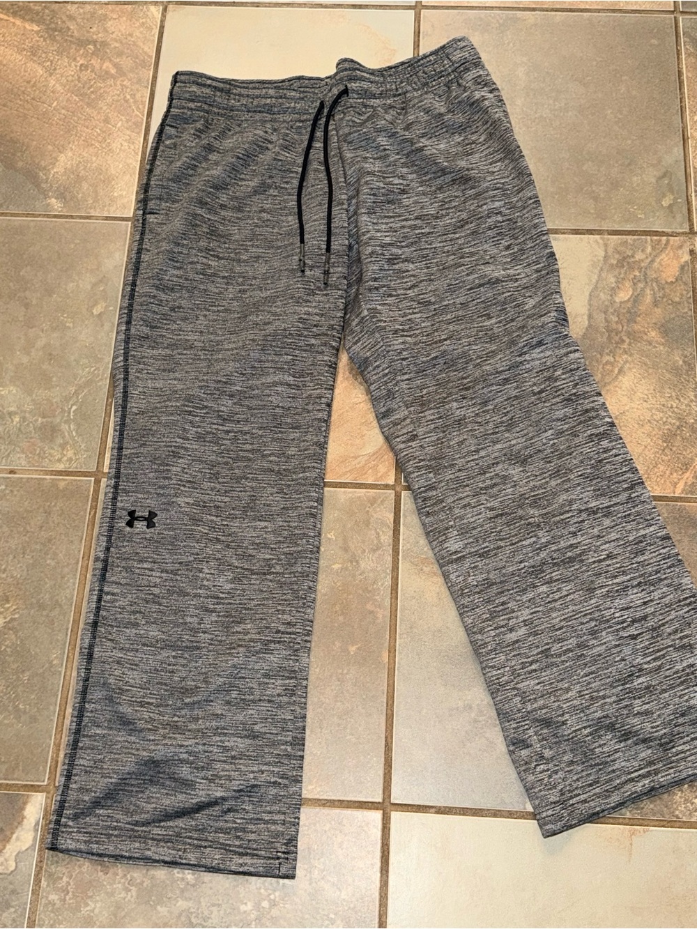 Under Armour Men's Gray Heather Joggers with Drawstring